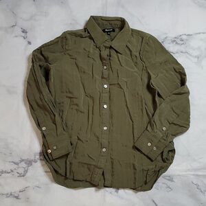 Madewell Green Button Up Shirt
